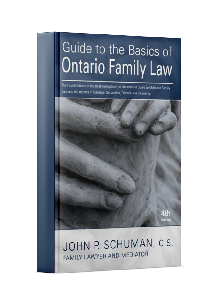 John Schuman Guide to the Basics of Ontario Family Law book cover